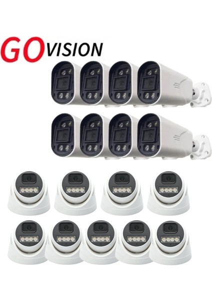Go Vision 17 Adet 2mp Ahd Güvenlik Kamerası – Full Hd, Gece Görüşlü