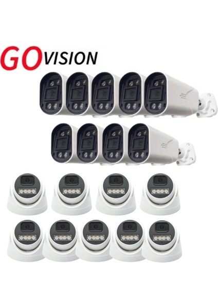 Go Vision 18 Adet 2mp Ahd Güvenlik Kamerası – Full Hd, Gece Görüşlü
