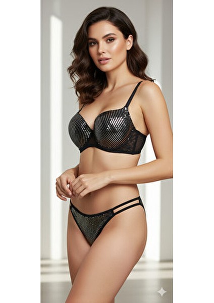 Dolgulu Pullu Sütyen Takımı fiyatları