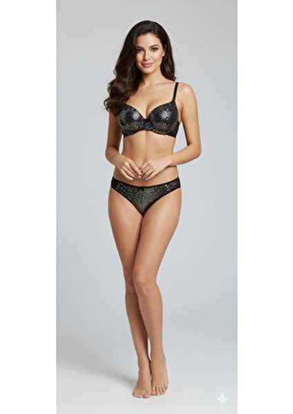 Dolgulu Pullu Sütyen Takımı modelleri