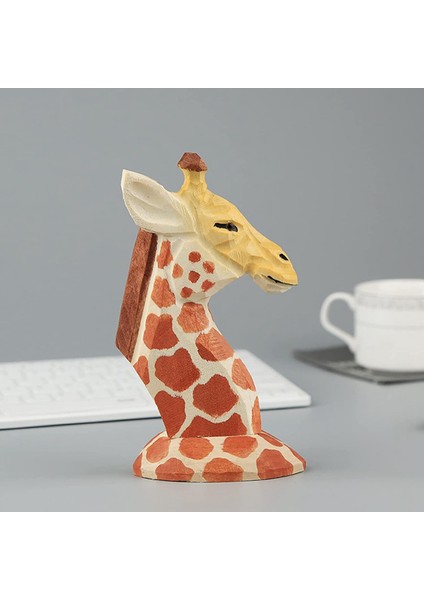 Santkuee Hayvan Gözlük Çerçevesi Hayvan Şekilli El Oyması Ahşap Gözlük Çerçevesi Gözlük Çerçevesi Zürafa (Yurt Dışından) fiyatları