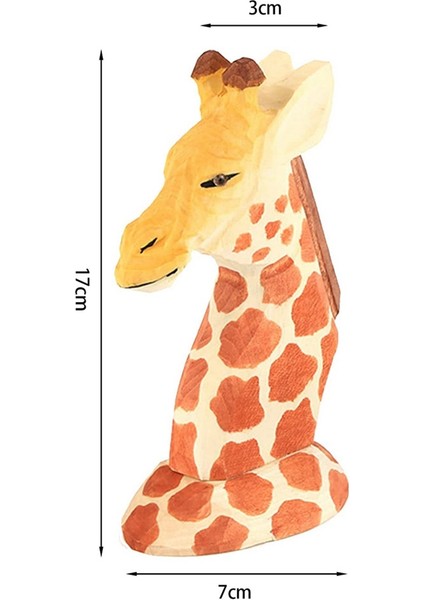 Santkuee Hayvan Gözlük Çerçevesi Hayvan Şekilli El Oyması Ahşap Gözlük Çerçevesi Gözlük Çerçevesi Zürafa (Yurt Dışından) modelleri