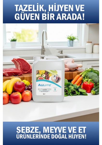 Sebze, Meyve ve Et Ürünleri Temizleme Solüsyonu 5 LT indirimleri