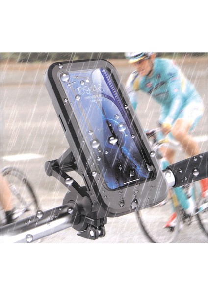 Motor ve Bisiklet Için Su Geçirmez Telefon Tutucu Sağlam Telefon Tutucu Scooter Telefon Tutucu fırsatları