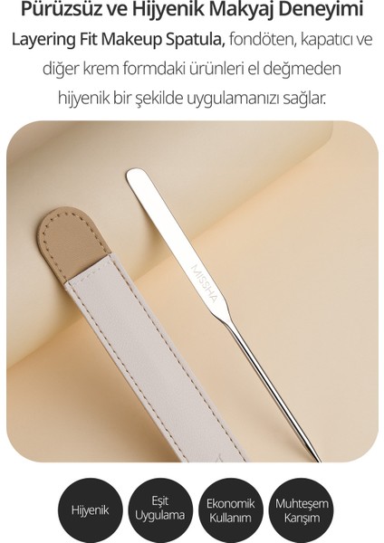 Çok Amaçlı Makyaj Spatulası MISSHA Layering Fit Makeup Spatula
