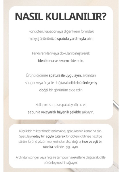 Çok Amaçlı Makyaj Spatulası MISSHA Layering Fit Makeup Spatula