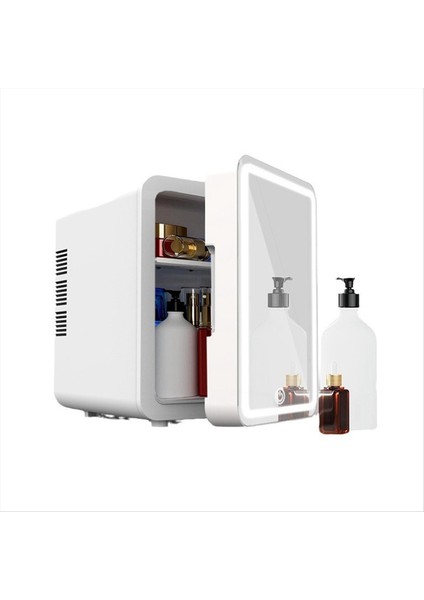 LED Işık Aynalı Makyaj Buzdolabı Yatak Odası Için 4l Mini Buzdolabı Araba Kozmetik Için Küçük Buzdolabı, Cilt Bakımı Ab Tak (Yurt Dışından) fırsatları