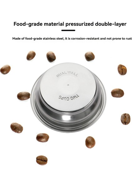 58 mm Çift Duvarlı Filtre Sepeti Kahve Makinesi Paslanmaz Çelik Çift Duvarlı Taşınabilir Süzgeç Sepeti Yeniden Kullanılabilir Kahve Filtreleri (Yurt Dışından) fırsatları