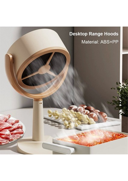 Masaüstü Davlumbaz Egzoz Ayarlanabilir Açı USB Fişli Taşınabilir Küçük Mutfak Davlumbazı Kapalı Barbekü Için (Yurt Dışından) modelleri