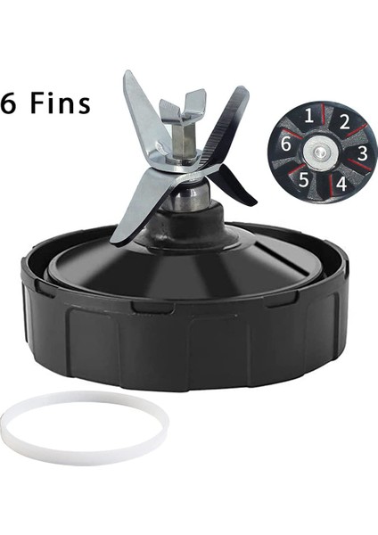 Blender Için Yedek Parça Düzeneği 6 Kanat, Çıkarıcı Bıçağı Blender Kabı Parçaları BL450-70 BL451-70 BL454-70 Için (Yurt Dışından) fiyatları