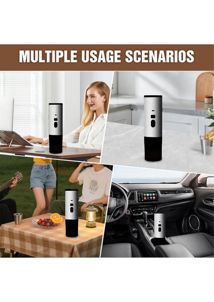 Araba ve Ev Için Kablosuz Elektrikli Taşınabilir Espresso Kahve Makinesi Kamp Kahve Makinesi Kapsül Toz Seyahat (Yurt Dışından) fırsatları