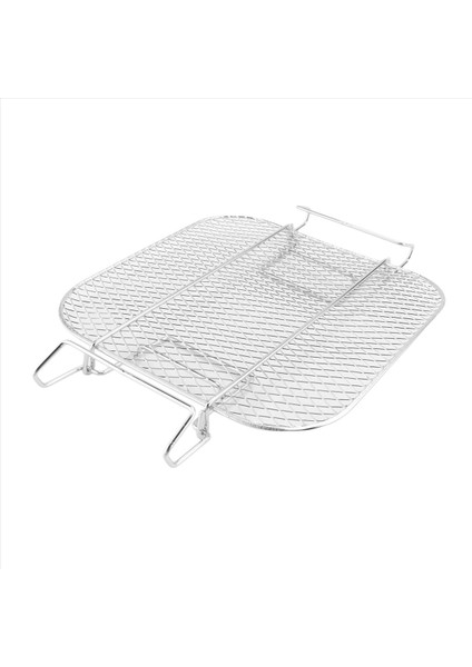 Hava Fritöz Rafı Kare Iki Katlı Raflar, Paslanmaz Çelik Kurutucu Aksesuarları Rafı, Hava Çok Katmanlı Fritöz 4.2-5.8qt (Yurt Dışından) fırsatları