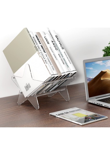 Santkuee Şeffaf Vinil Kayıt Depolama Tutucu - Albümler Için Kayıt Ekran Standı 12 Inç Akrilik Masaüstü Vinil Raf Tutar (Yurt Dışından) indirimleri