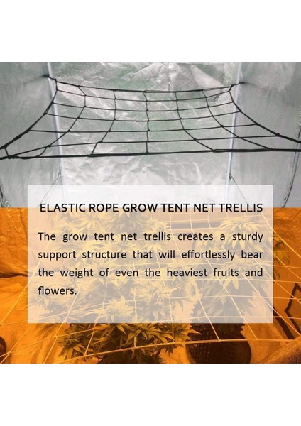 Santkuee Esnek Izgara Bitki Yetiştirme Çadırlarına Uygun Esnek Izgara Bagaj Ağı Sabit Net Kafes Ağı, Bitki Yetiştirme Çadırı B Için (Yurt Dışından) fırsatları
