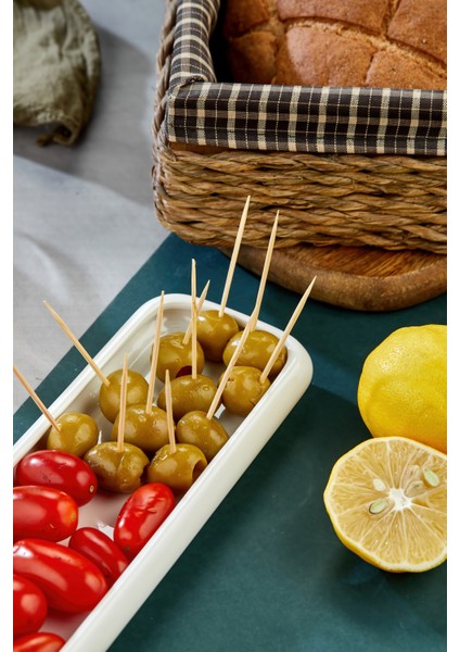 Porselen Uzun Sunum ve Meze Tabağı 28X7,5 cm – Şık Servis fırsatları