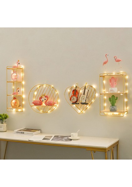 Santkuee Duvara Monte Raf Ahşap Asılı Depolama Rafları 3 Katmanlı Katı Metal Yüzer Raflar Oturma Odası Yatak Odası Ofis A Için (Yurt Dışından) fırsatları