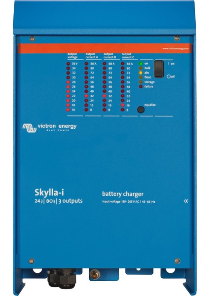 Skylla-I Akü Şarj Cihazı 24V 80A 3 Çıkış 230V