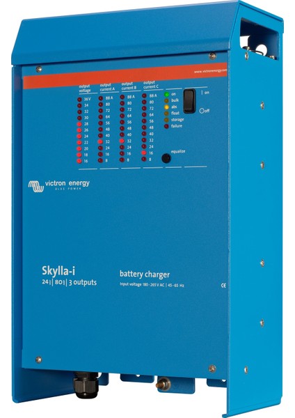 Skylla-I Akü Şarj Cihazı 24V 80A 3 Çıkış 230V modelleri