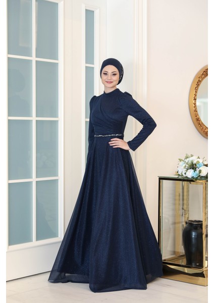 Simli Şifon Abiye Işıl