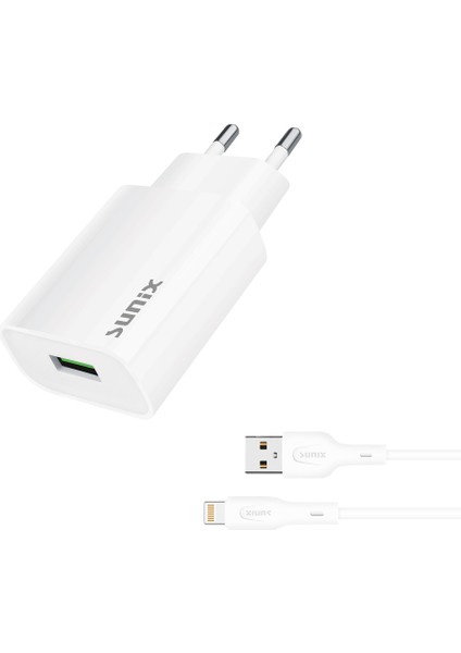 2.6 Lightning To USB Şarj Aleti Hızlı Şarj Lightning Şarj Cihazı Seti