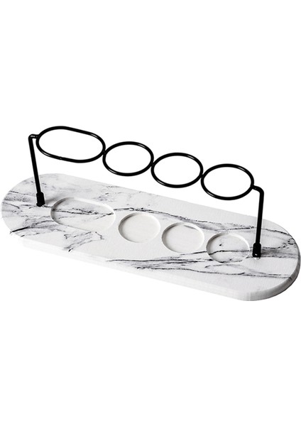 Santkuee Diş Fırçası Tutucu Çok Fonksiyonlu Taban Çerçeve Depolama Rafı Banyo Aksesuarları Diş Macunu Stand Rafı Bardak Tutucu A (Yurt Dışından)