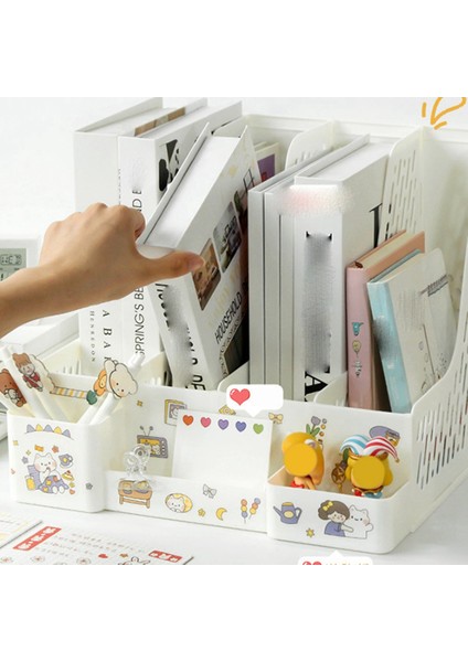 Santkuee Dosya Rafı Çok Katmanlı Ins Dosya Kutusu Masa Rafı Kitap Standı Klasör Klasörü Masaüstü Saklama Kutusu Öğrenci Mor (Yurt Dışından) indirimleri