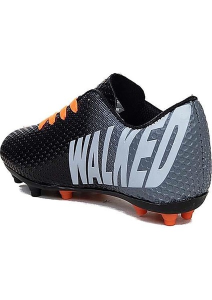 Wlk Siyah Turuncu Krampon Erkek Çocuk Futbol Ayakkabı modelleri
