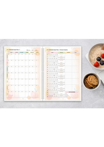 Diyet Ajandam 120 Günlük (86 Sayfa - A4 Ebat - Tam Renkli) fiyatları
