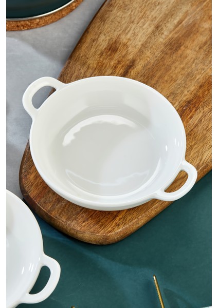 3’lü Porselen Oval Kulplu Meze ve Servis Kasesi Seti 19X15X4,5 cm – Şık Sunum Tabakları fiyatları