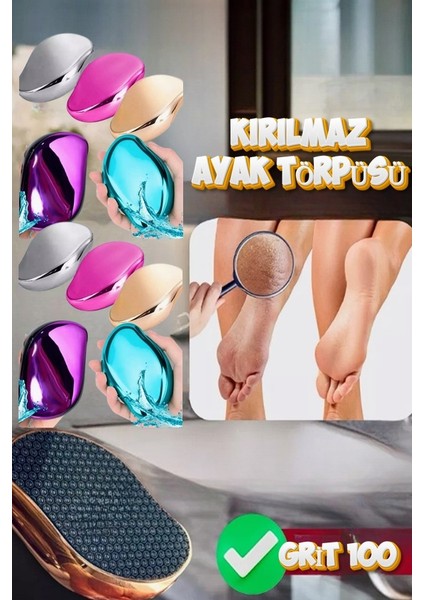 Ayak Bakım Ponza Törpü Taşı Yeni Nesil Kırılmaz Ponza Taşı GRIT100