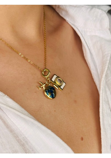 Manifest Çelik Kolye