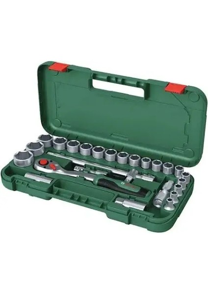 Cırcırlı Lokma Seti 1/2'' 25 Parça Bosch 1600A02Z9F -523