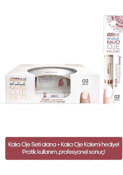 Kalıcı Oje Setı + Oje Kalemı Hedıye ( 02 )