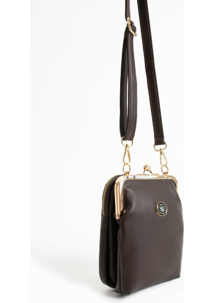 Kadın Burslu Gold Aksesuarlı Ayarlanabilir Çapraz Askılı Suni Deri Omuz ve Çapraz Çanta 1433 fiyatları