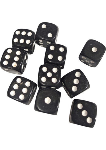 Siyah Okey Zarı Renkli Masa Oyunları Zarı - 2 Adet fiyatları