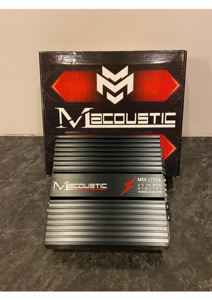 Macoustıc Msx 175.4 4 Kanal Amfi