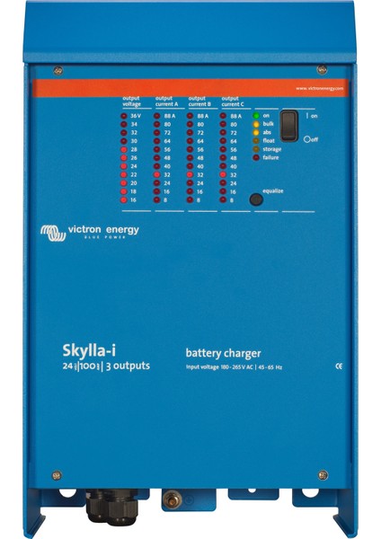 Skylla-I Akü Şarj Cihazı 24V 100A 3 Çıkış 230V