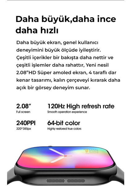 Watch 10 Pro Mini Akıllı Saat (Yeni Sürüm) indirimleri