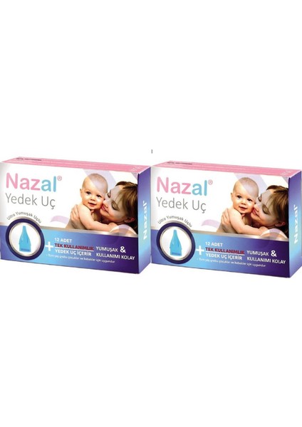 2li Nazal Burun Aspiratörü Yedek Uç 12'li