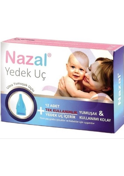 2li Nazal Burun Aspiratörü Yedek Uç 12'li fiyatları