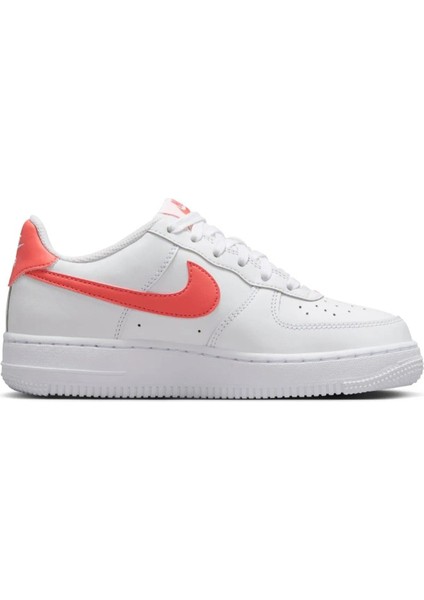 Air Force 1 Af1 Gs Leather Unisex Sneaker Turuncu Swoosh Hakiki Deri Günlük Spor Ayakkabı Beyaz-Turuncu fiyatları