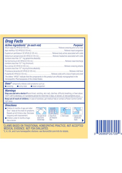 Coldcalm Baby Single-Use Drops For Relief From Cold Symptoms Of Sneezing, Runny Nose, And Nasal Congestion - Sterile And Non-Drowsy Liquid Doses - 30 Count modelleri