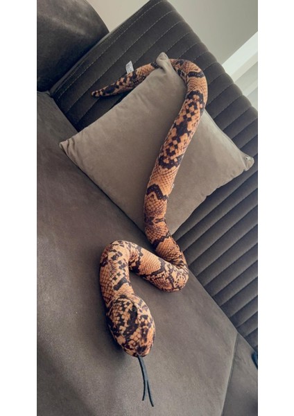 Peluş Yılan Oyuncak Oyun Arkadaşı Yastık 160 cm