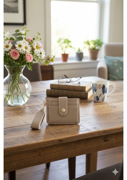 Anahtarlık ve Kartlık Detaylı Minimal Cüzdan -