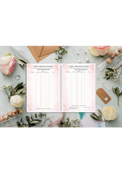 Gelin Ajandası–adım Adım Yuvama Planlayıcı (A4 Ebat) Çeyiz Defteri, Düğün Planlayıcı fiyatları