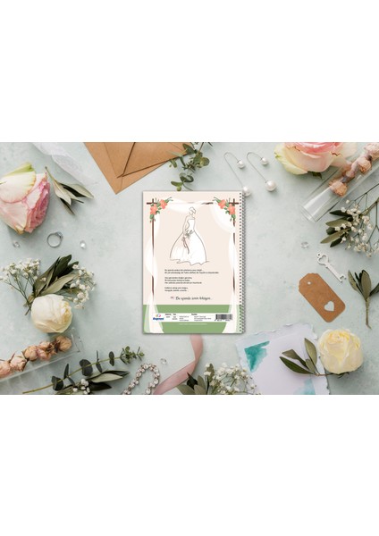 Gelin Ajandası–adım Adım Yuvama Planlayıcı (A4 Ebat) Çeyiz Defteri, Düğün Planlayıcı indirimleri