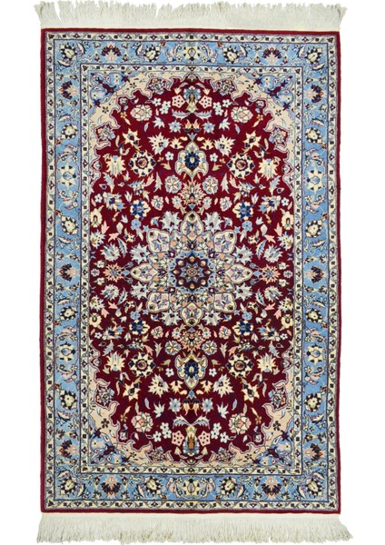 El Dokuma Iran Isfahan Halısı 93X155 cm (1.44 M²)