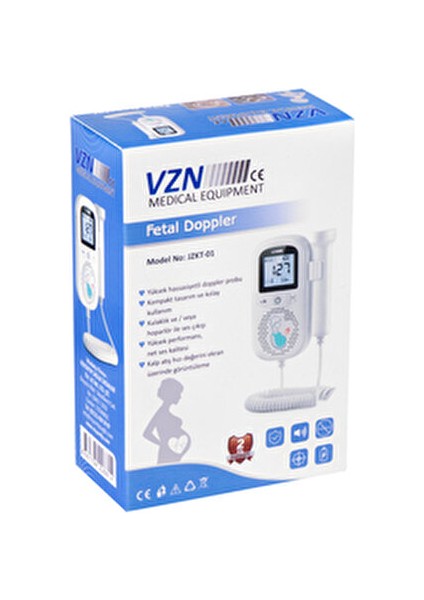 Fetal Doppler Kolay Kullanım ve Net Ses Kalitesi ile 2 Yıl Garanti modelleri