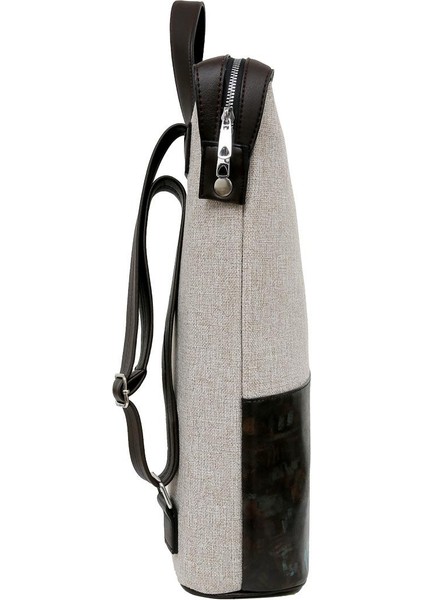 Unisex Vegan Gri Sırt Çantası - Dynamic Spirit Tasarım fiyatları