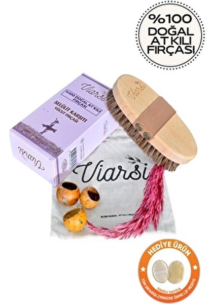 Vücut Fırçası At Kılı ile Yenileyici Etki Sağlayan 100% Doğal 1 Adet modelleri